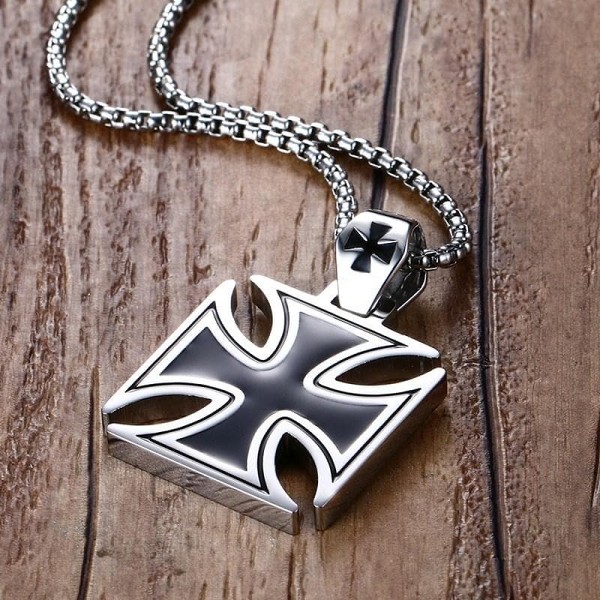 Templar Teutonic Order Cross Stainless Steel Necklace