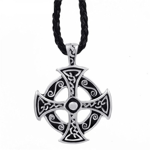 Templar Cross Sterling Silver Necklace