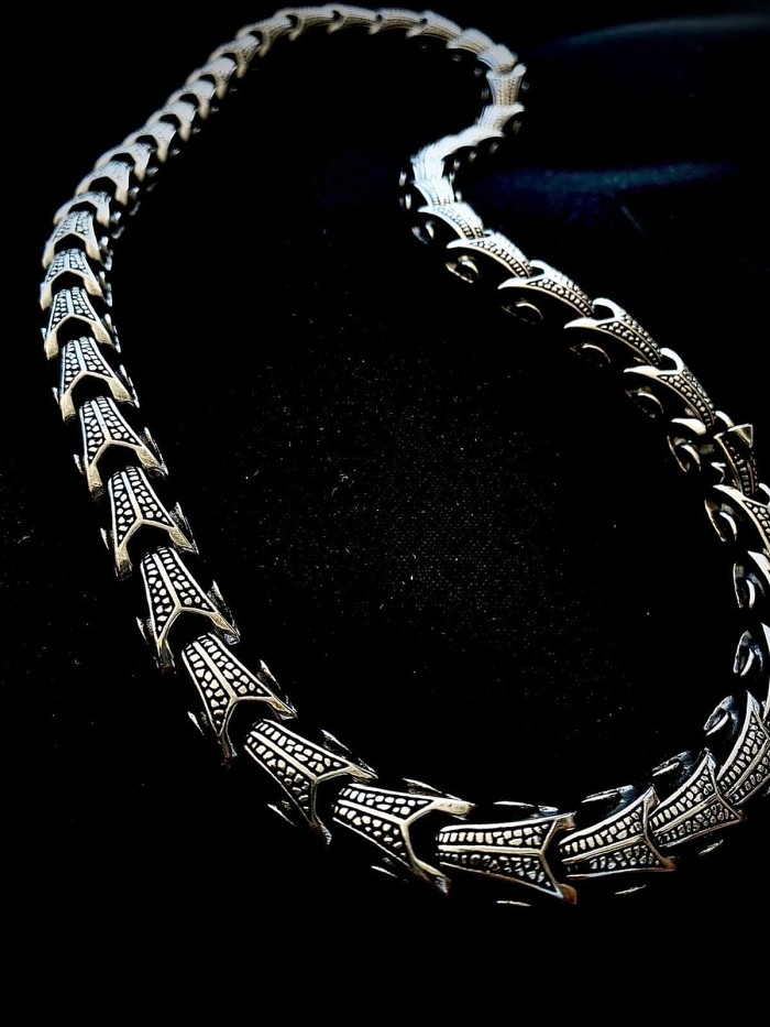 Viking Stainless Steel Jörmungandr Chain