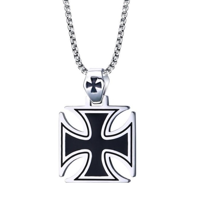 Templar Teutonic Order Cross Stainless Steel Necklace