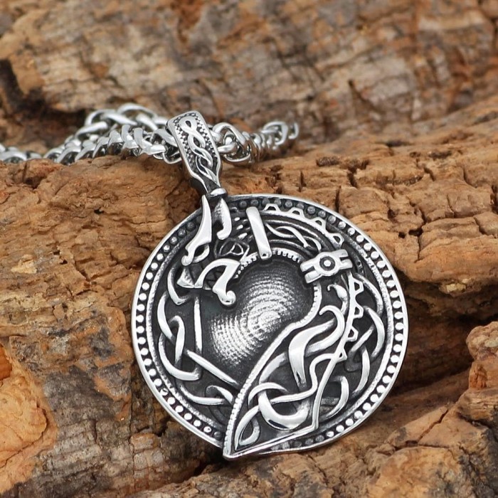 Vikings Dragon Stainless Steel Necklace