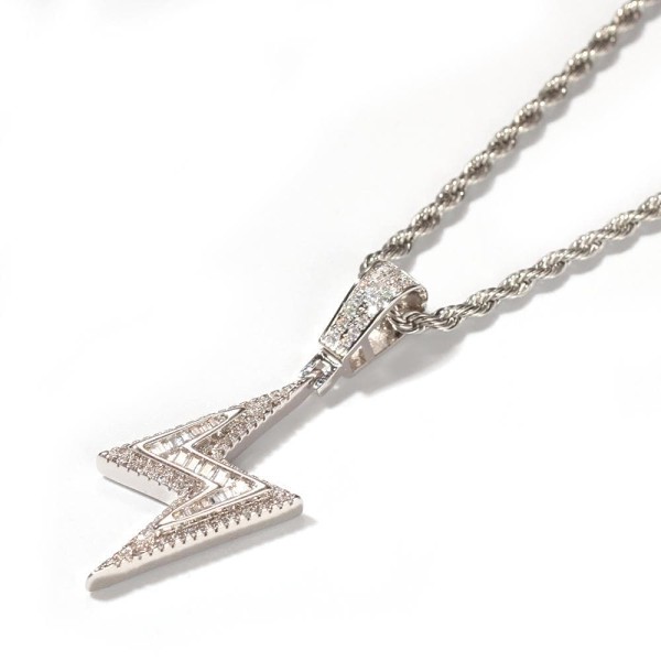 Ancient Greece Zeus Lightning Thunderbolt Necklace