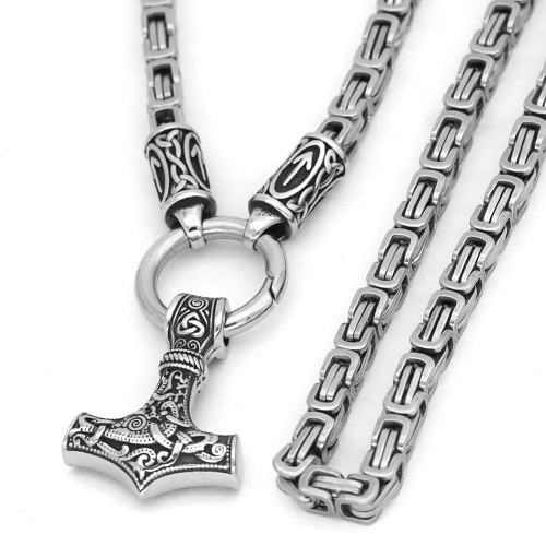 Viking Mjolnir Teiwaz Stainless Steel King Chain