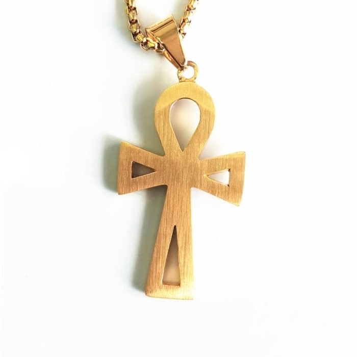 Ancient Egypt Ankh Stainless Steel Necklace