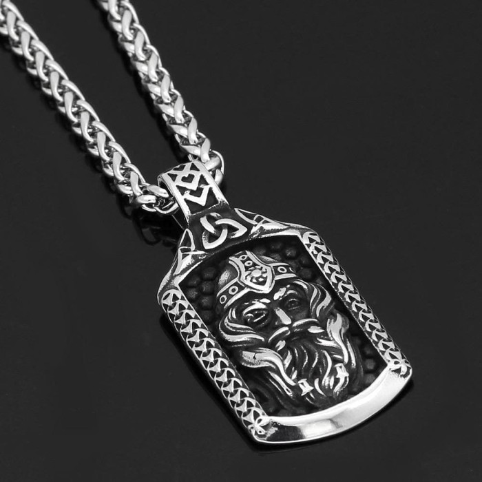 Viking Odin Amulet Talisman Necklace