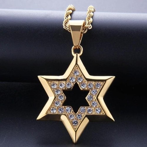 Freemasonic Star of David Solid Stainless Steel Necklace