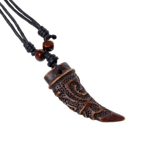 Native American Totem-Pole Necklace