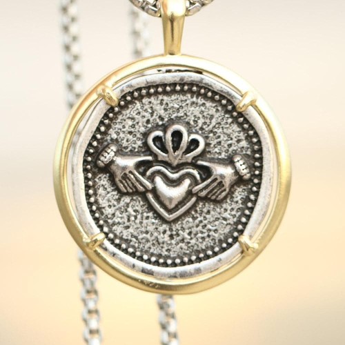 Celtic Claddagh Pendant Necklace