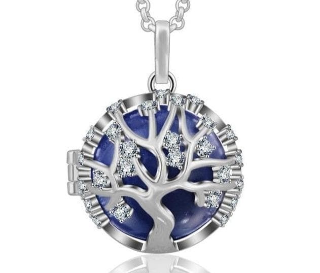 Viking Yggdrasil Life Tree Sterling Silver Necklace