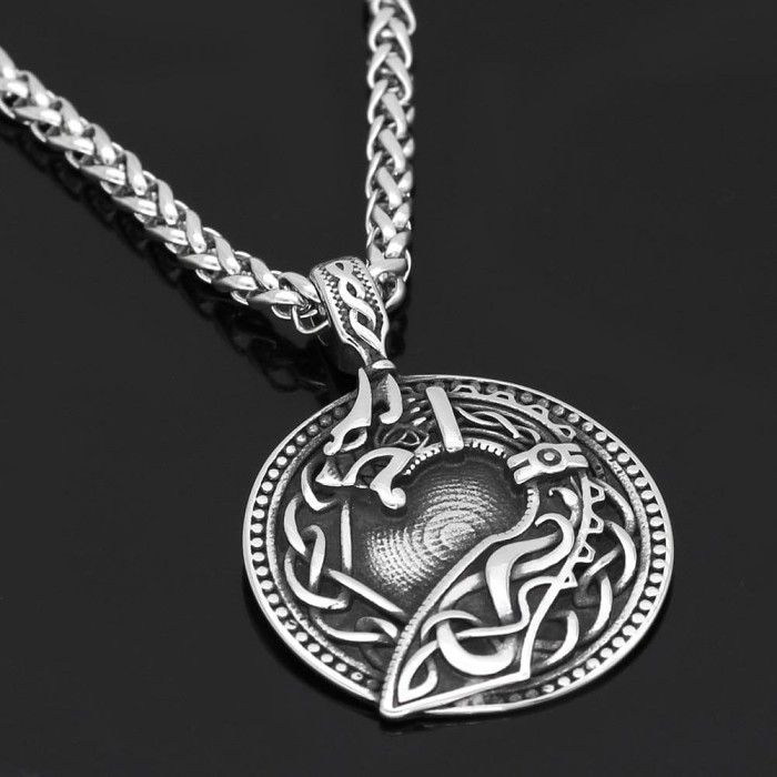Vikings Dragon Stainless Steel Necklace