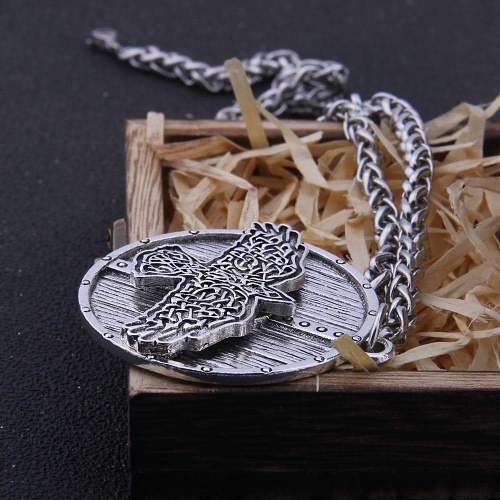 Viking Nordic Odin Eagle Stainless Steel Necklace