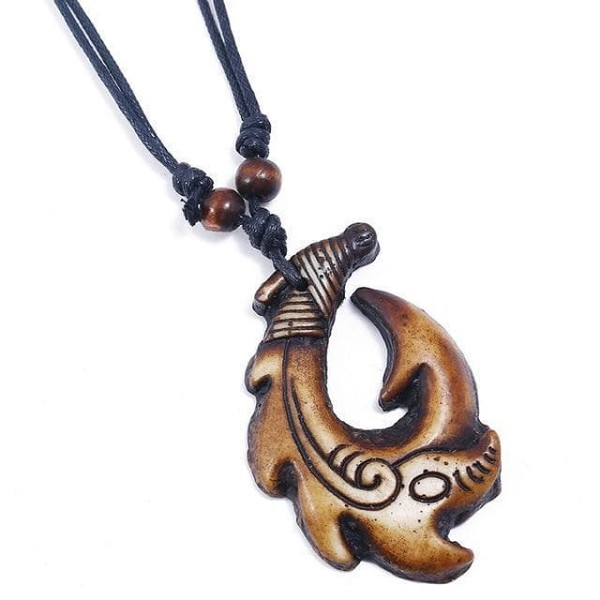 Native American Totem-Pole Necklace