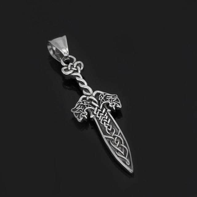 Viking Mammen Mjonir Stainless Steel Necklace