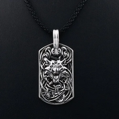 Viking Nordic Dragon Stainless Steel Necklace