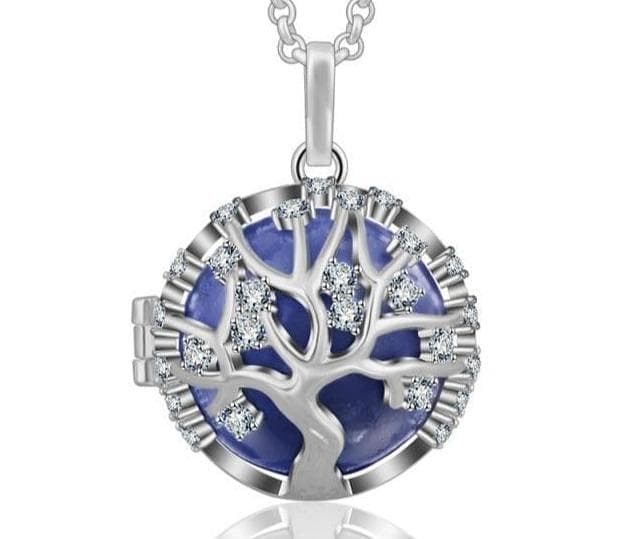 Viking Yggdrasil Life Tree Sterling Silver Necklace