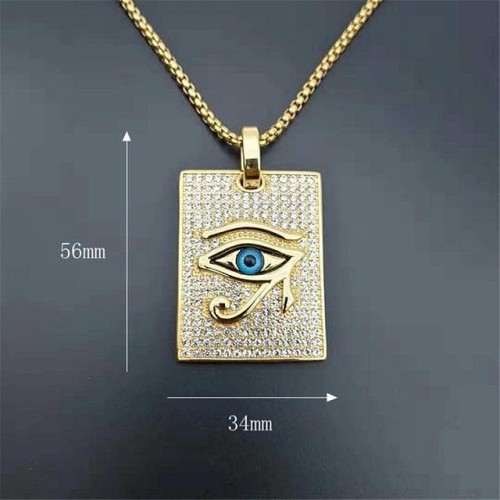 Ancient Egypt The Eye Of Horus Stainless Steel Necklace