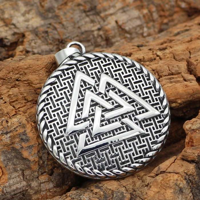 Vikings The Valknut Stainless Steel Necklace