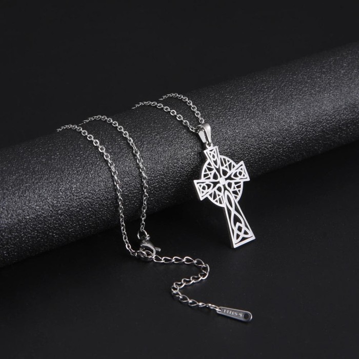 Freemasonic Cross Pattée Stainless Steel Necklace