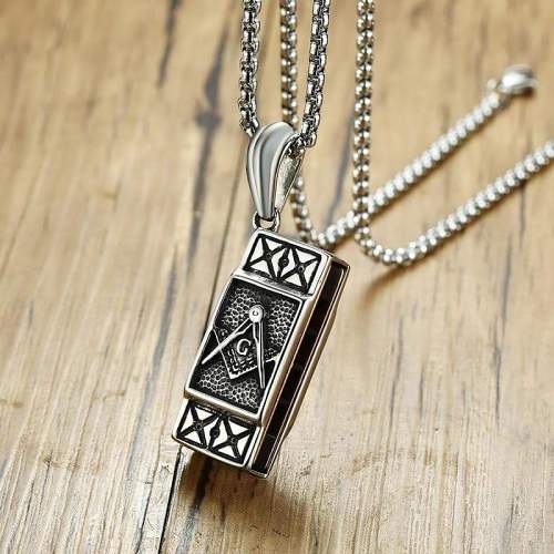 Templar Cross Pattée Stainless Steel Pendant Necklace