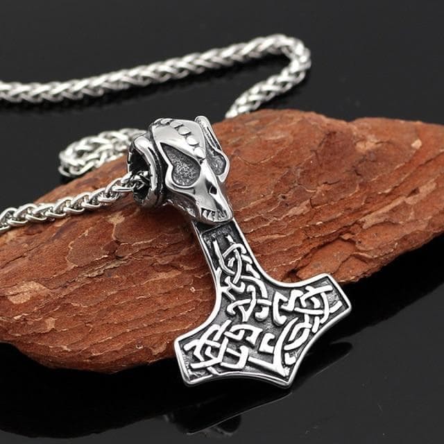 Viking Thor Mjölnir Stainless Steel Necklace