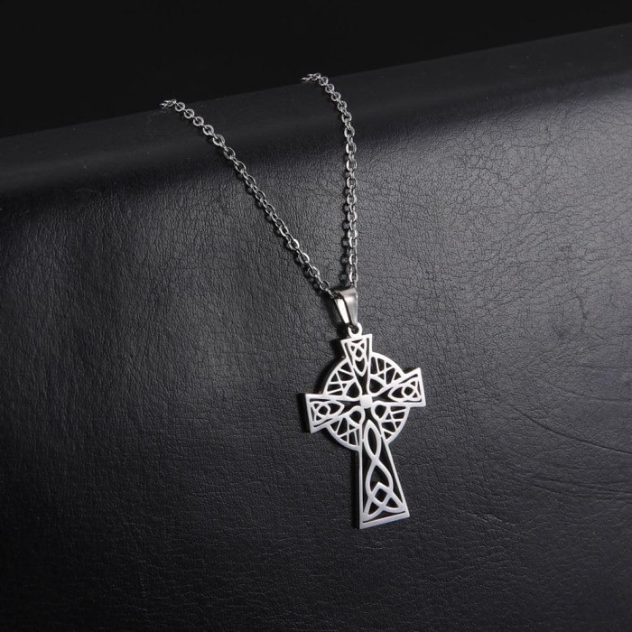 Freemasonic Cross Pattée Stainless Steel Necklace