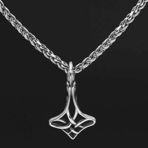 Vikings Raven Stainless Steel Pendant Necklace