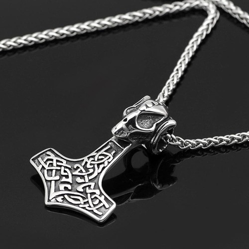 Viking Thor Mjölnir Stainless Steel Necklace