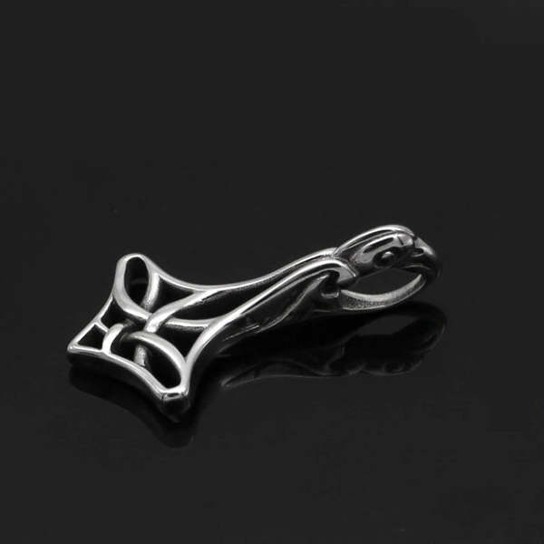 Vikings Raven Stainless Steel Pendant Necklace