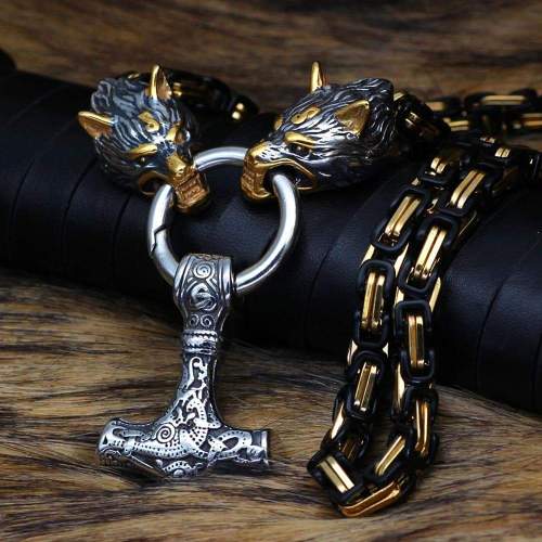 Vikings Mjölnir Stainless Steel Necklace