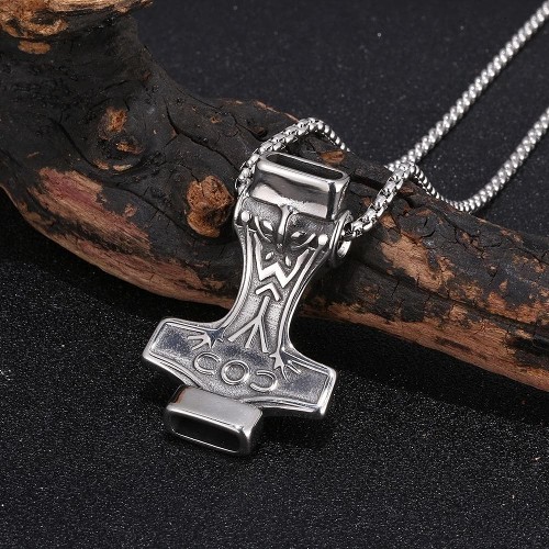 Viking Mjolnir Thor’s Hammer Necklace