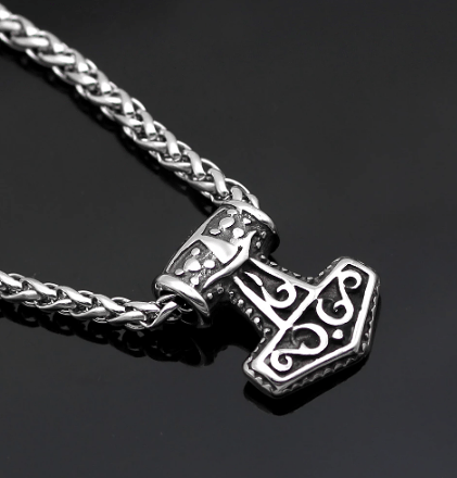 Vikings Thor's Hammer Pendant Necklace