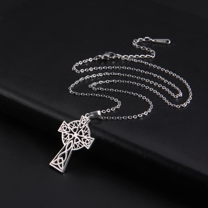 Freemasonic Cross Pattée Stainless Steel Necklace