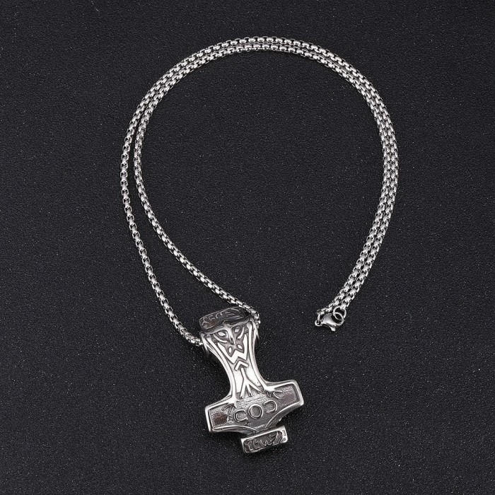 Viking Mjolnir Thor’s Hammer Necklace