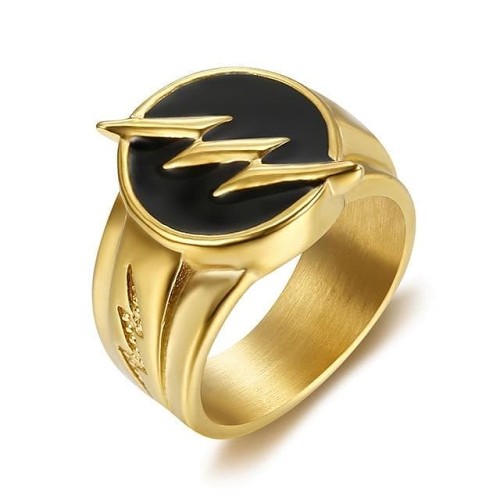 Ancient Greece Bolt of Zeus Stainless Steel Ring