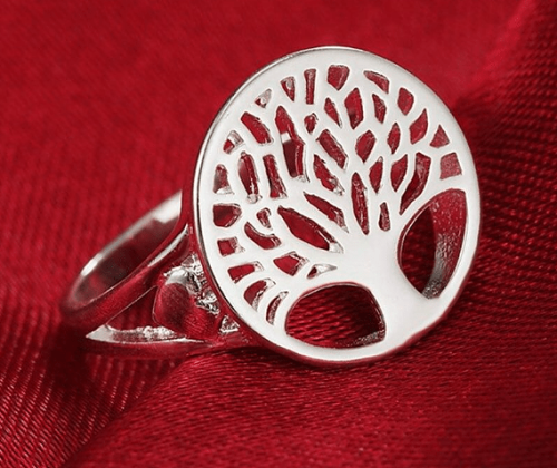 Viking Tree of Yggdrasil S925 Sterling Silver Ring