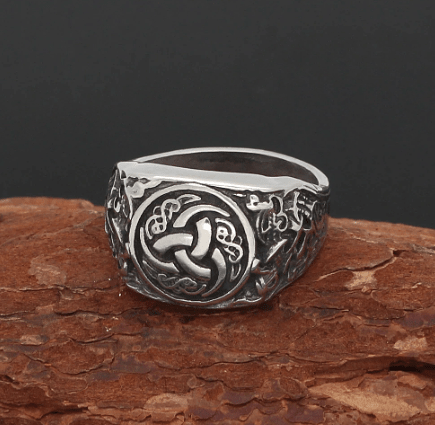 Vikings Odin's Horn Stainless Steel Ring