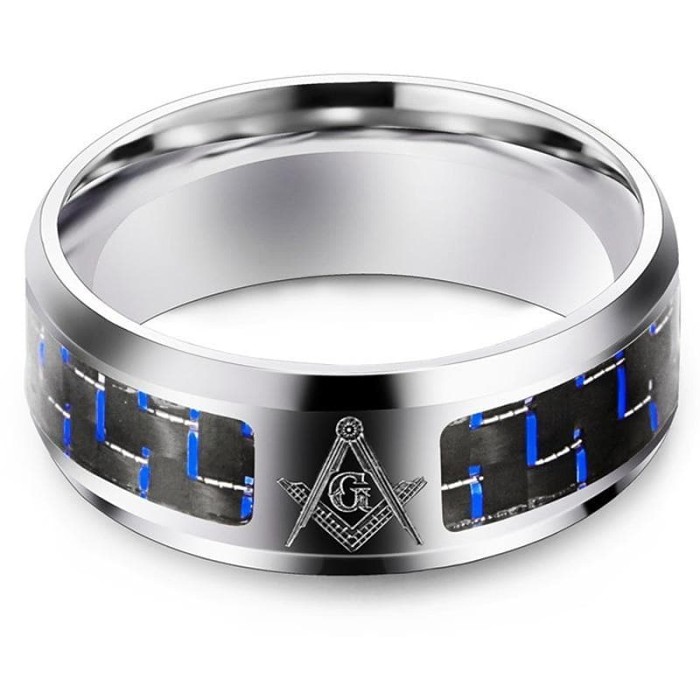 Templar Freemason Cocktail Knight Stainless Steel Ring