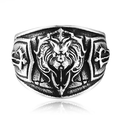 Ancient Greece Nemean Lion Stainless Steel Ring