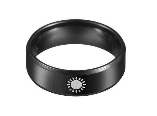 Ancient Wiccan Sun Solid Stainless Steel 316 Ring