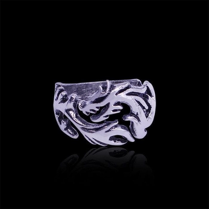 Viking Nordic Mystical Dragon Stainless Steel Ring