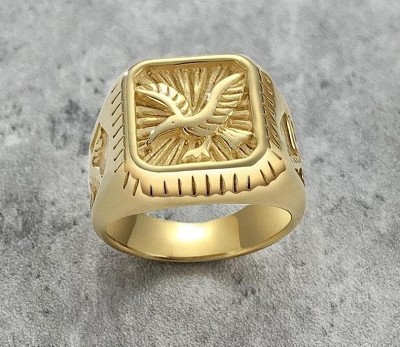 Viking Odin Eagle Bird Stainless Steel Ring