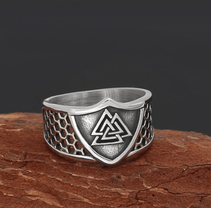 Vikings Valknut Amulet Stainless Steel Ring