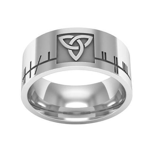 Celtic Triquetra Sterling Silver Ring