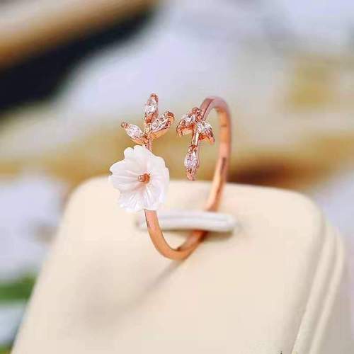 Feudal Japan Sakura Cherry Blossom Adjustable Ring