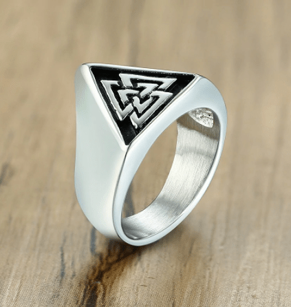 Vikings Valknut Grade 316 Stainless Steel Ring