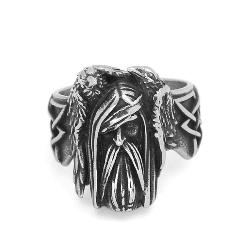 Viking Raven Ring