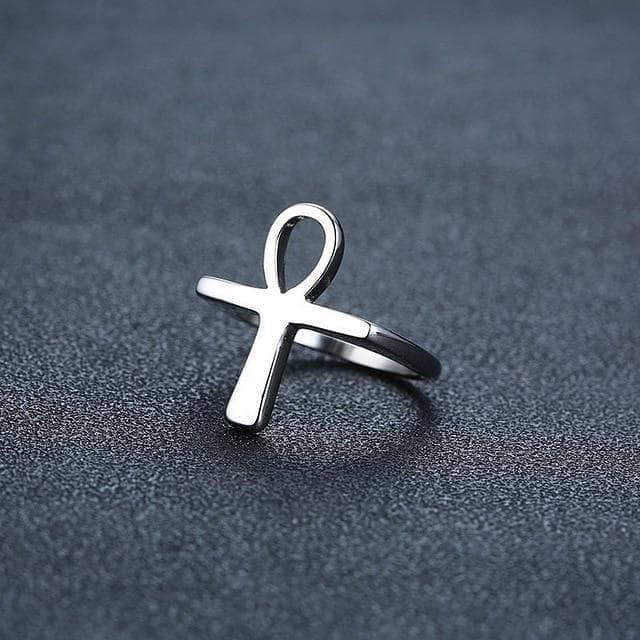 Ancient Egypt Ankh Stainless Steel Ring