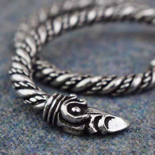 Viking Odins Raven Huginn & Muninn Large Bracelet