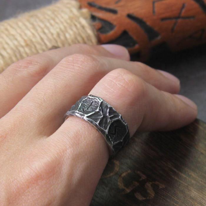 Runic Blacksmith Ring - Stainless Steel