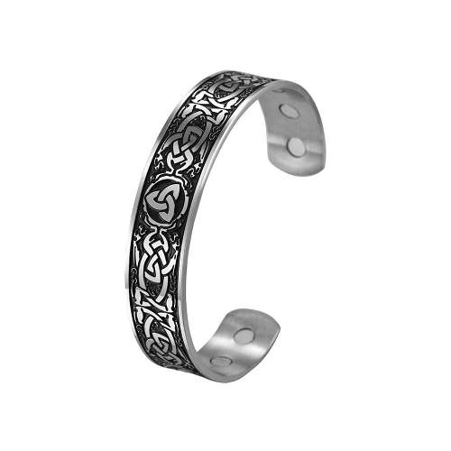 Celtic Triquetra Knot Stainless Steel Bracelet